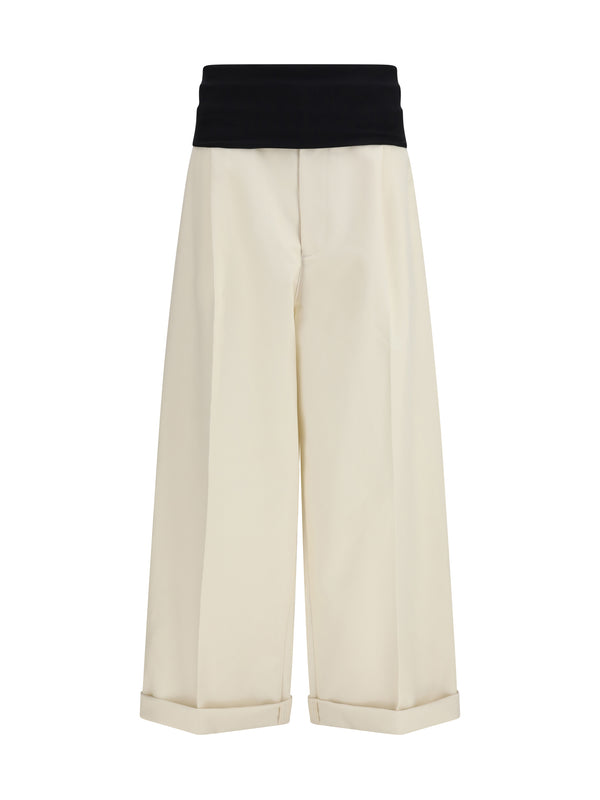 Darkpark 100% Cotton trousers in white
