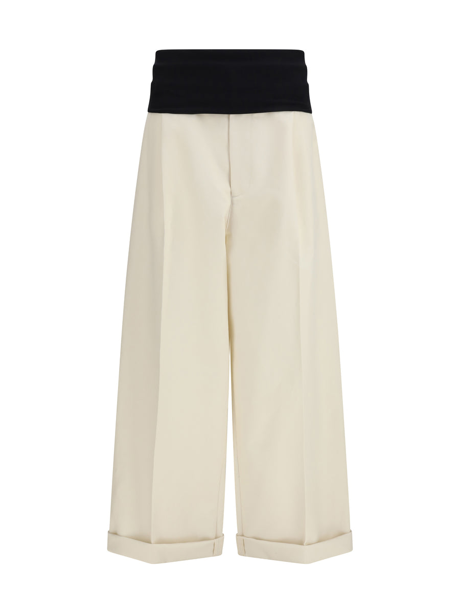 Darkpark 100% Cotton trousers in white