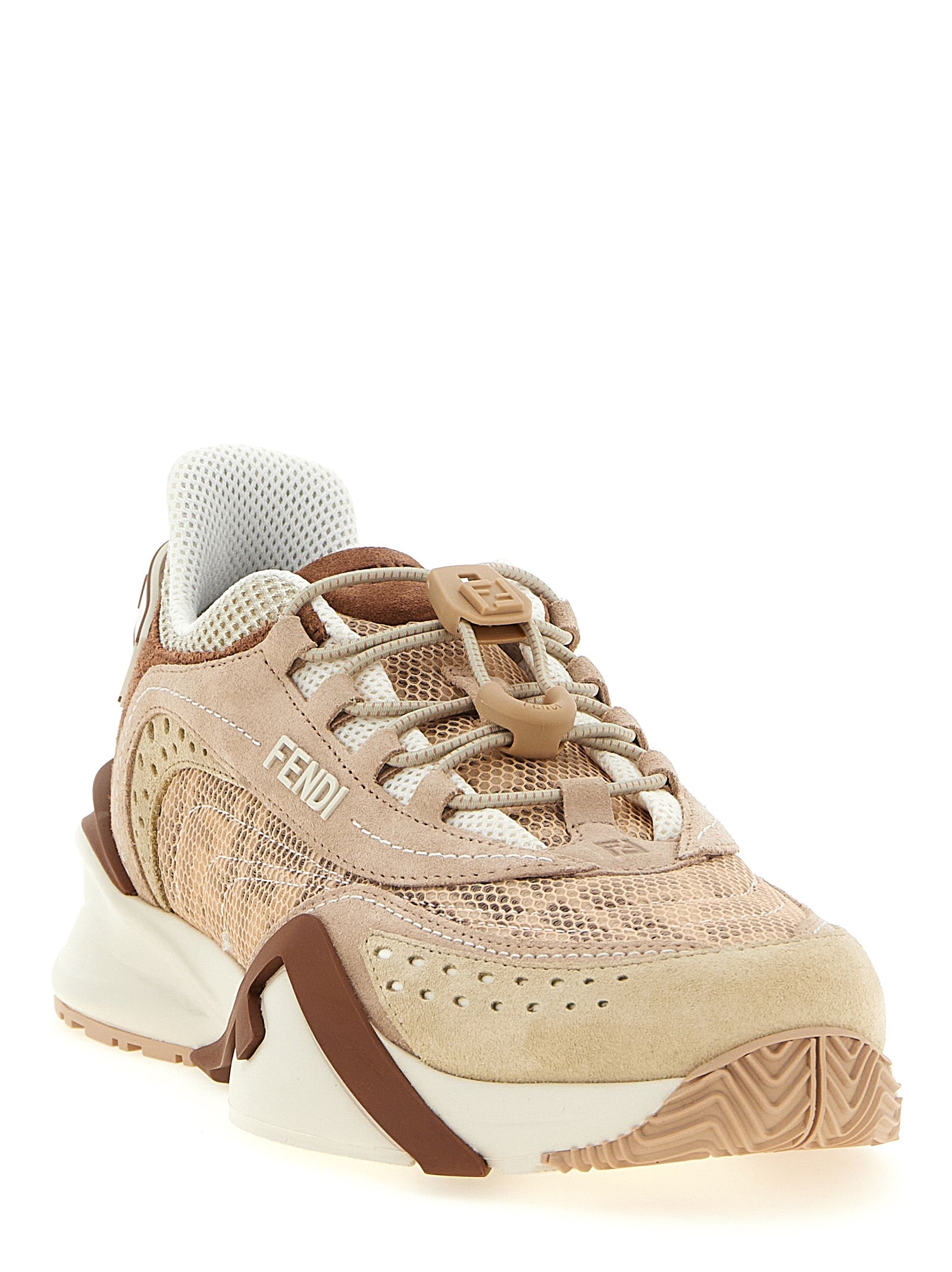 Fendi Flow sneakers Pink Polyamide Polyester Elastane