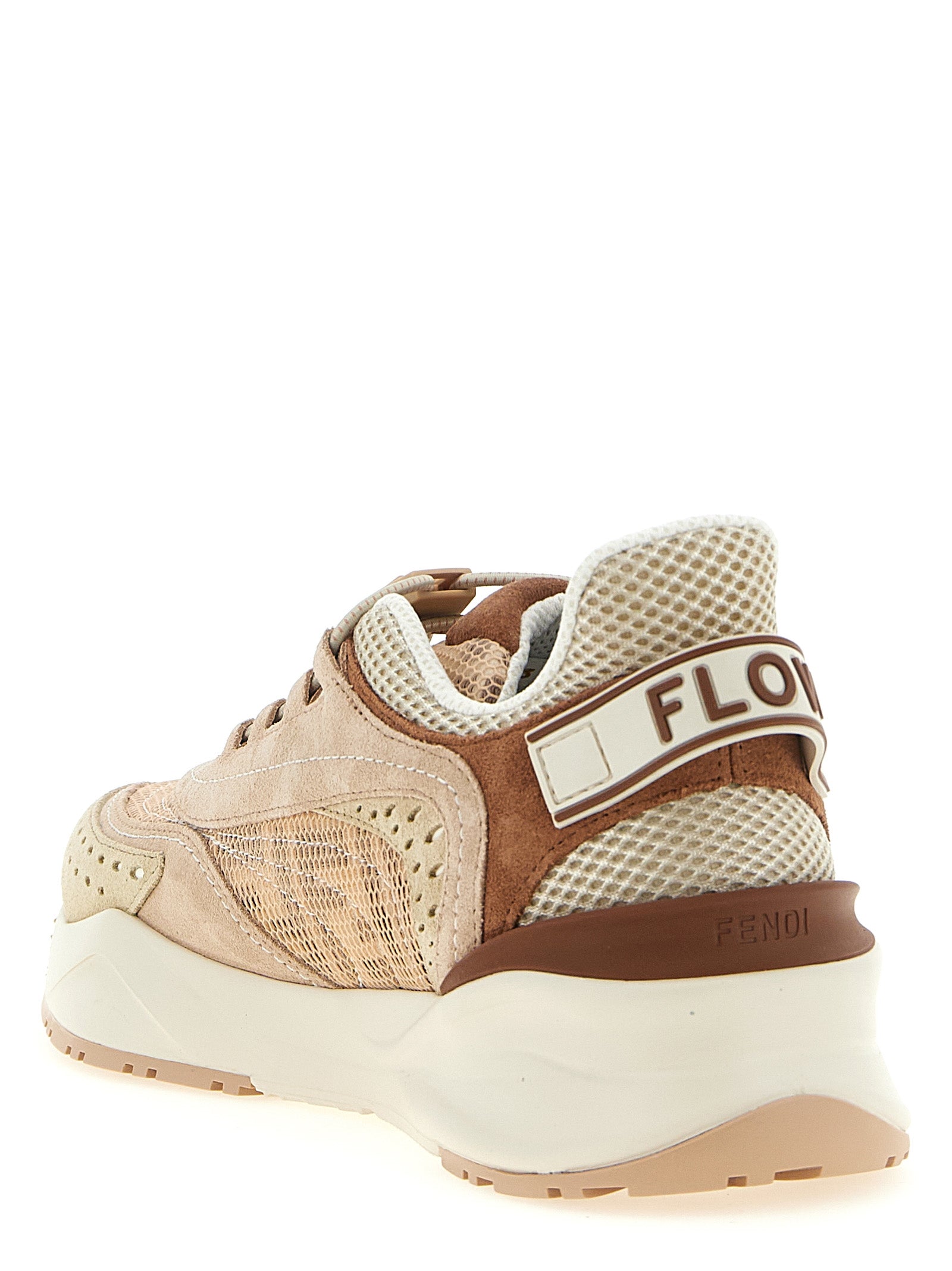 Fendi Flow sneakers Pink Polyamide Polyester Elastane