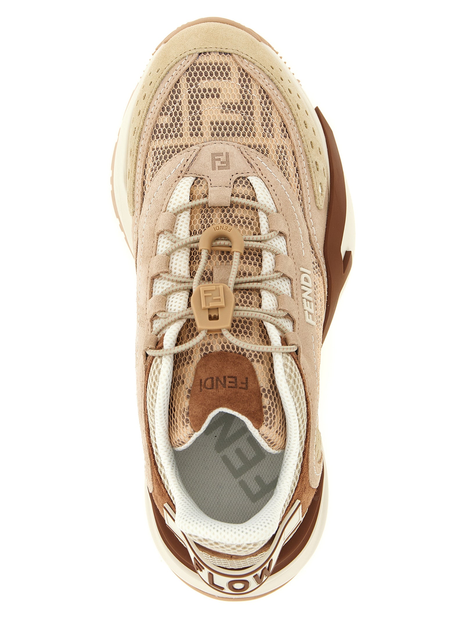 Fendi Flow sneakers Pink Polyamide Polyester Elastane