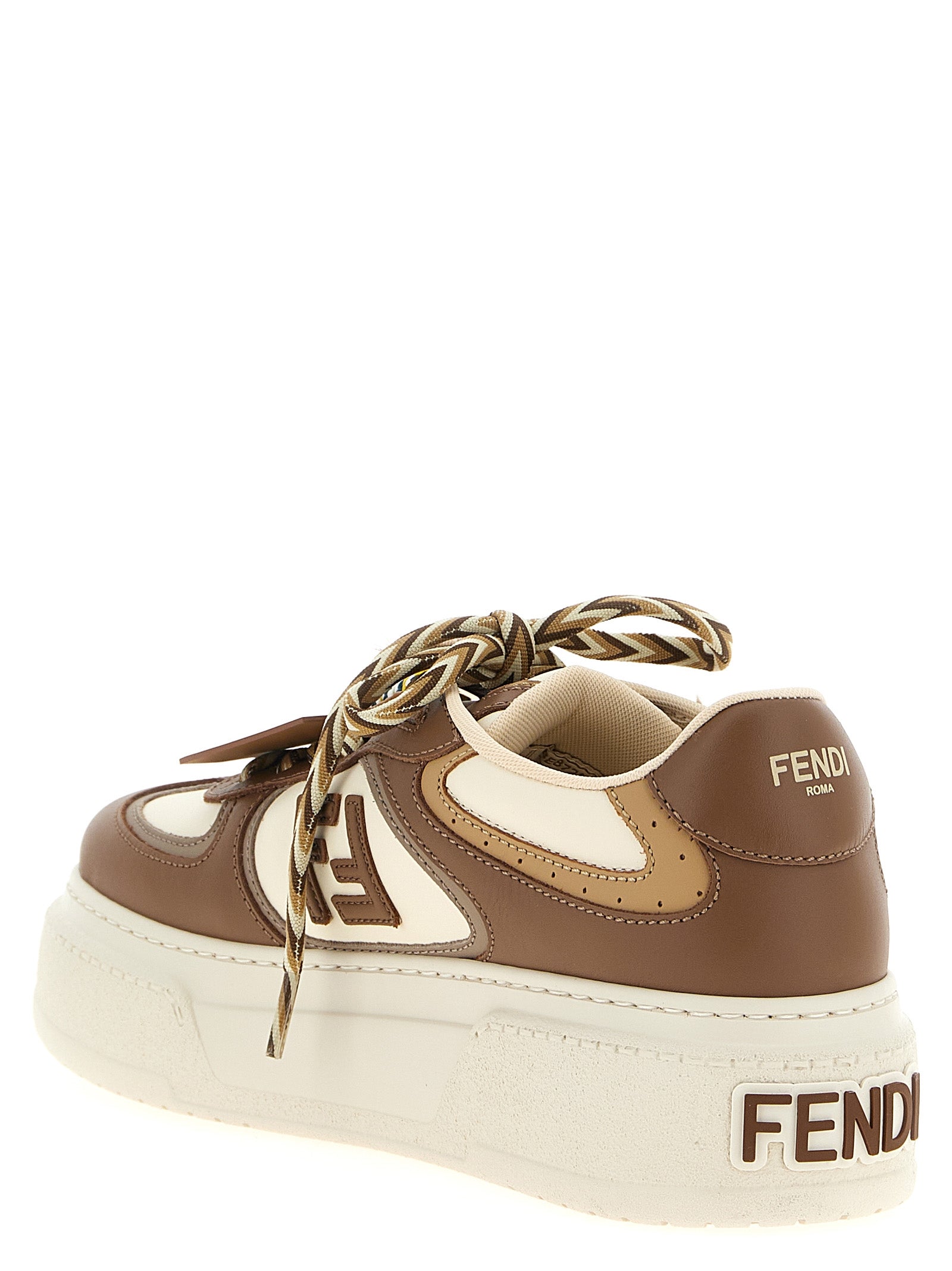 Fendi Match sneakers Multicolor Calfskin Leather (bos Taurus)