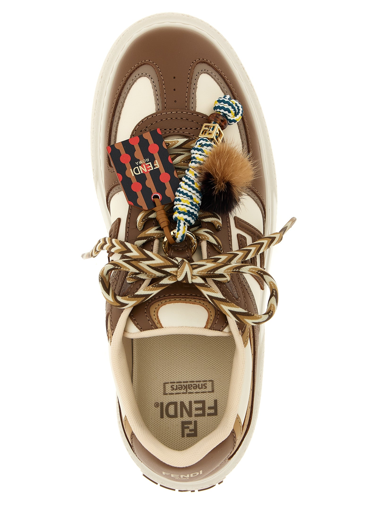 Fendi Match sneakers Multicolor Calfskin Leather (bos Taurus)