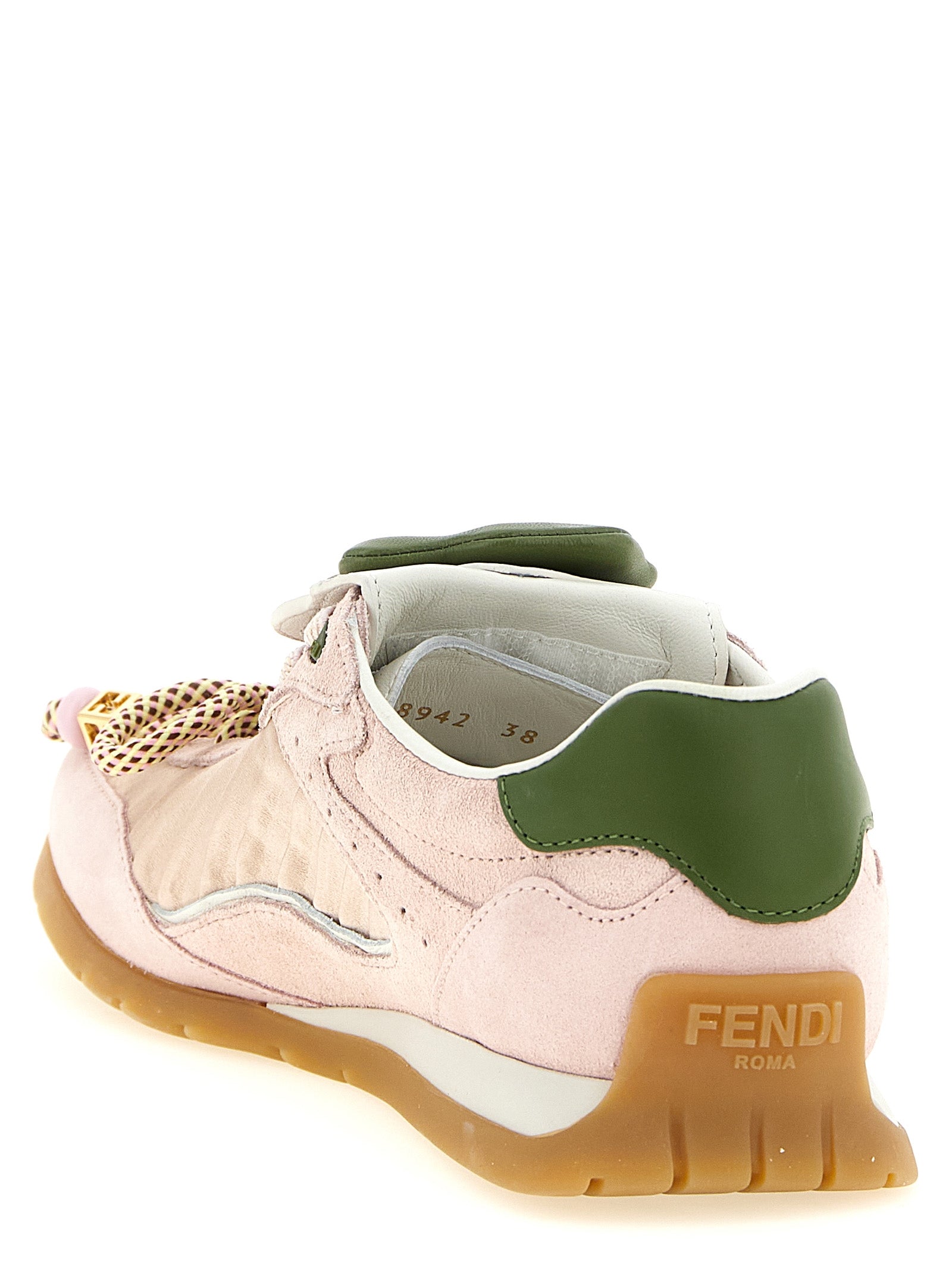 Fendi Wave pulse sneakers Pink Calfskin Leather (bos Taurus)