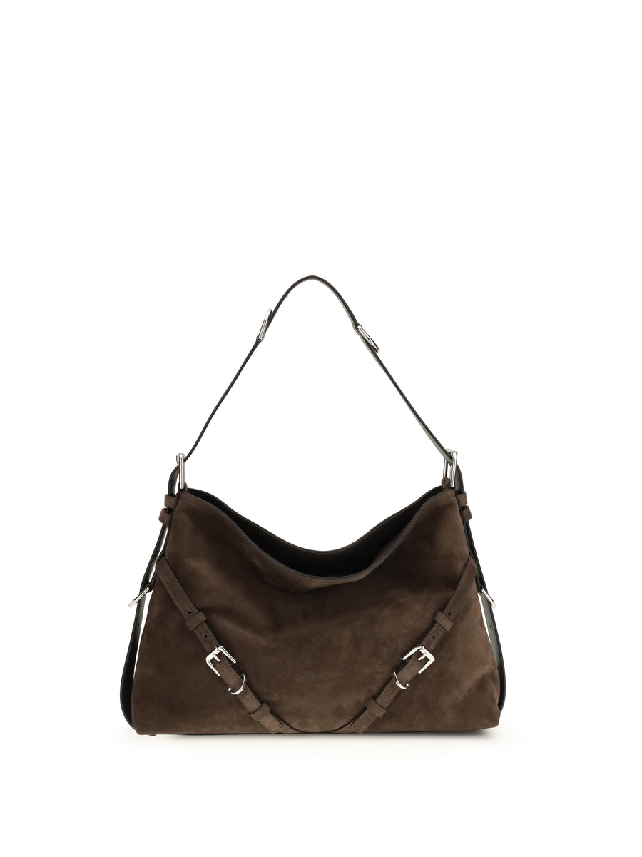 Givenchy 100% calf suede shoulder bag in brown