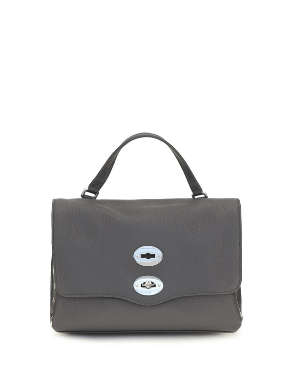 Zanellato 100% calf leather (Bos Taurus) shoulder bag in gray