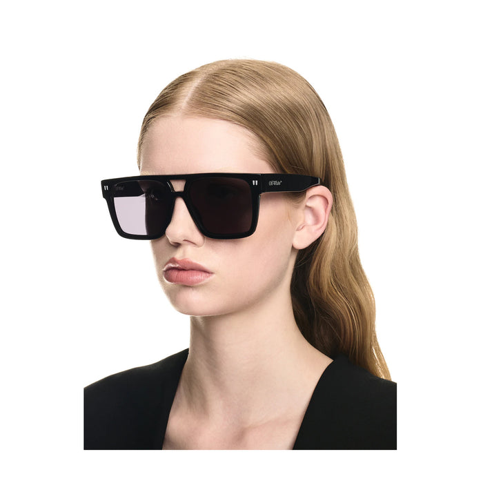Off White OERI133 SPRINGFIELD 1007 Black Dark Grey Nero Acetate Occhiali Da Sole