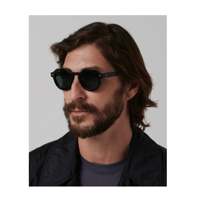 Ahlem Grenelle Dark Green Verde Acetate Occhiali Da Sole