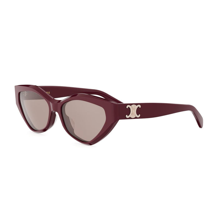 CL40323U Triomphe 69E Rosso Lucido Acetate Occhiali Da Sole