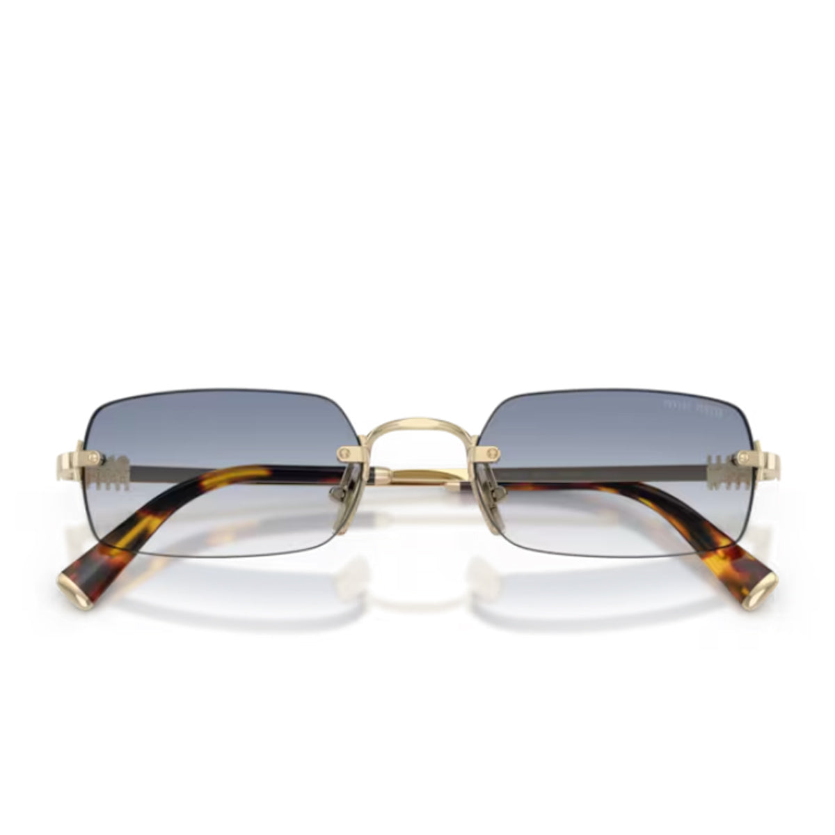 Miu 0MU B50S ZVN80O Oro Pallido Metal Occhiali Da Sole