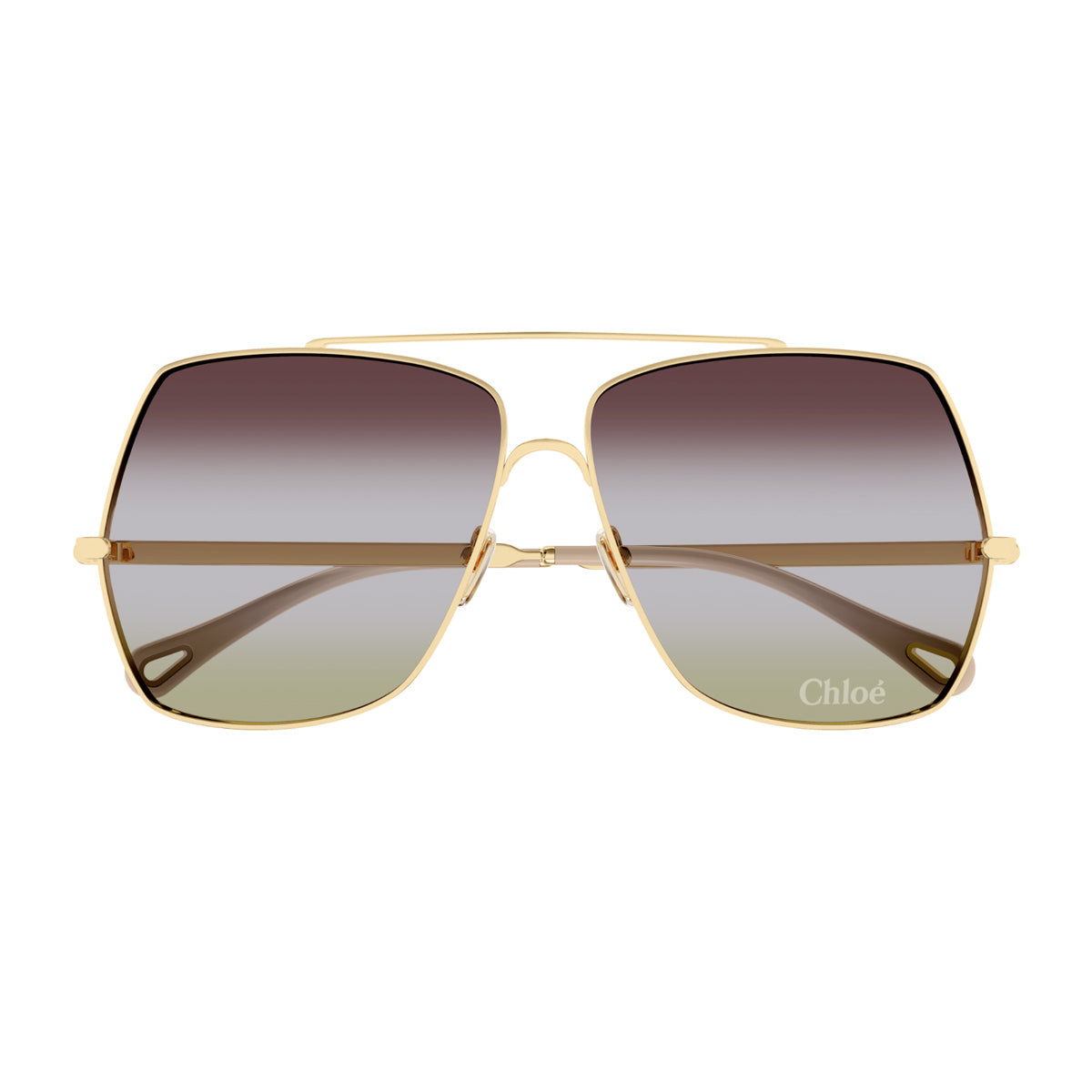 Chloé CH0278S Linea 002 Gold Green Oro Metal Occhiali Da Sole