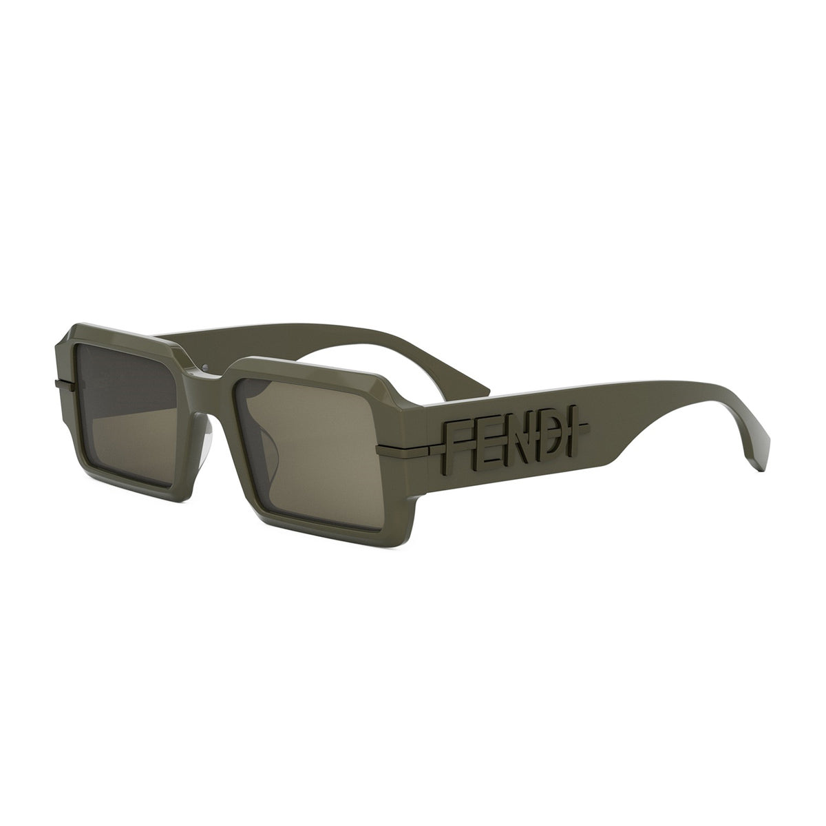 Fendi FE40073U Fendigraphy 96N Green Verde Acetate Occhiali Da Sole
