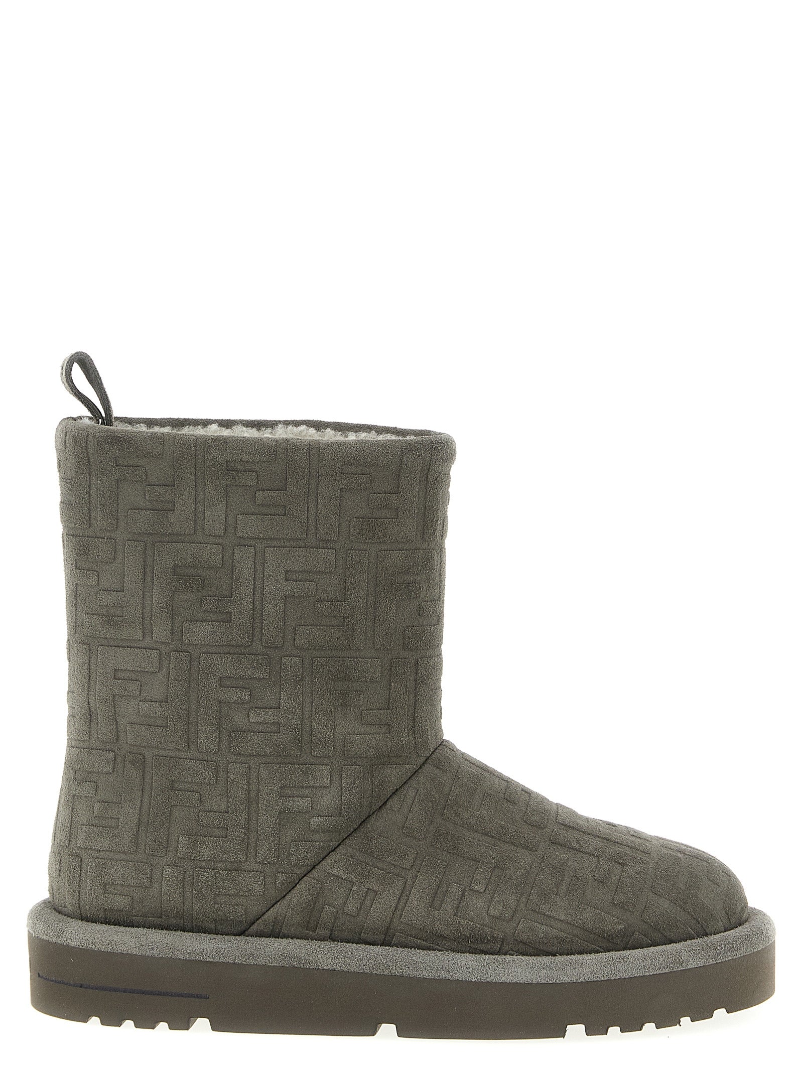 Apres Chic boots Gray Calfskin Leather (bos Taurus) Boots, Ankle