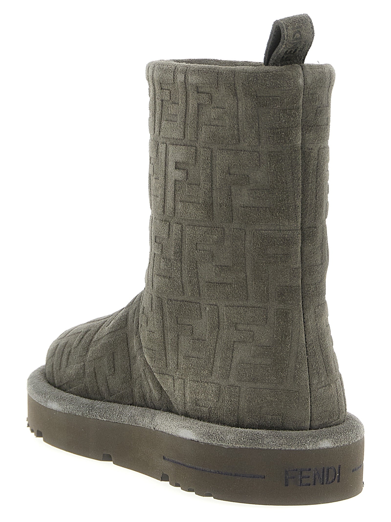 Apres Chic boots Gray Calfskin Leather (bos Taurus) Boots, Ankle