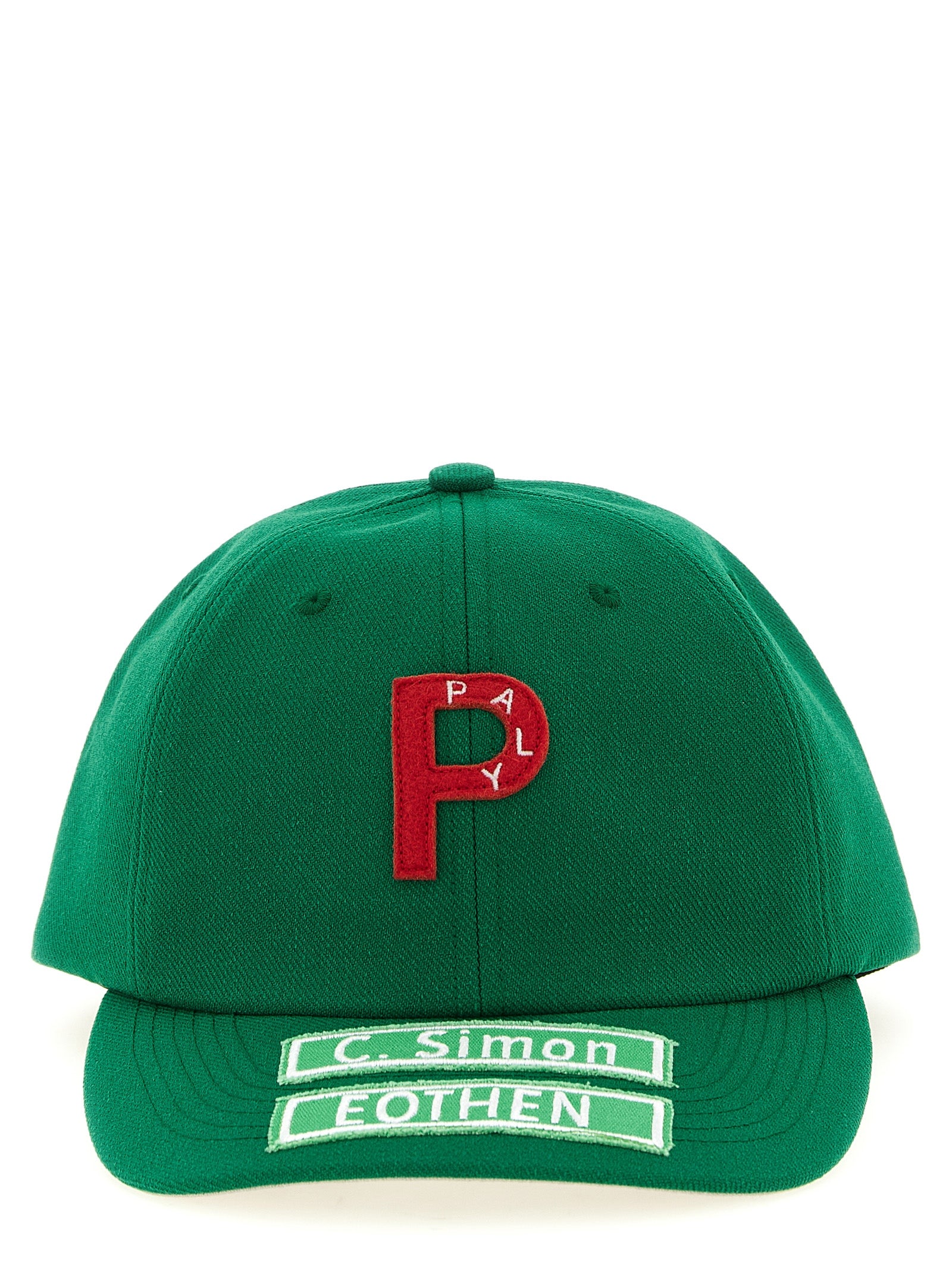 P cap Green Polyester Hat