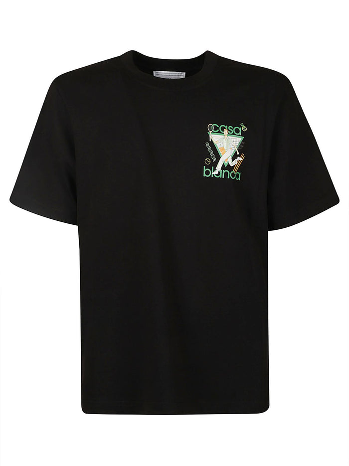 U-MPS24-JTS-001-03 Nero Cotton . made In Portugal. T-shirt