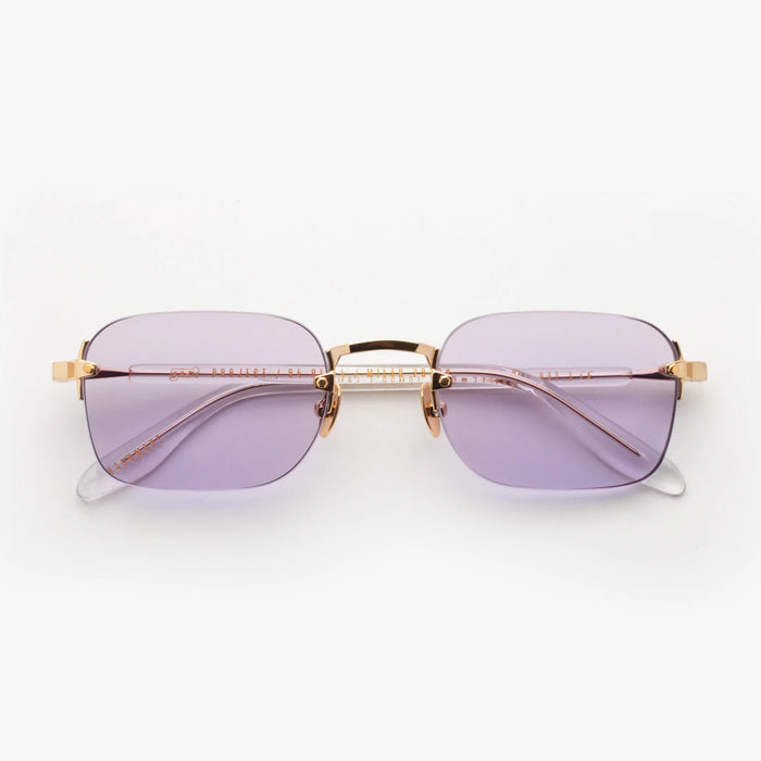 Gast Domsa DOM04 Gold Light Violet Oro Metal Occhiali Da Sole