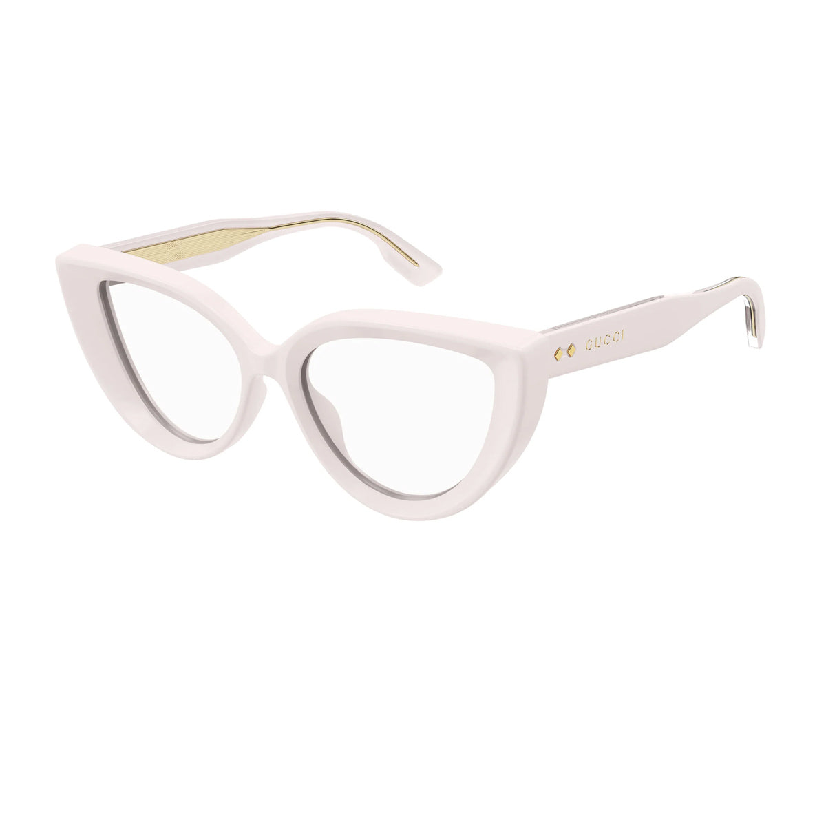 Gucci GG1530O Linea Rivets 004 Avorio Acetate Occhiali Vista
