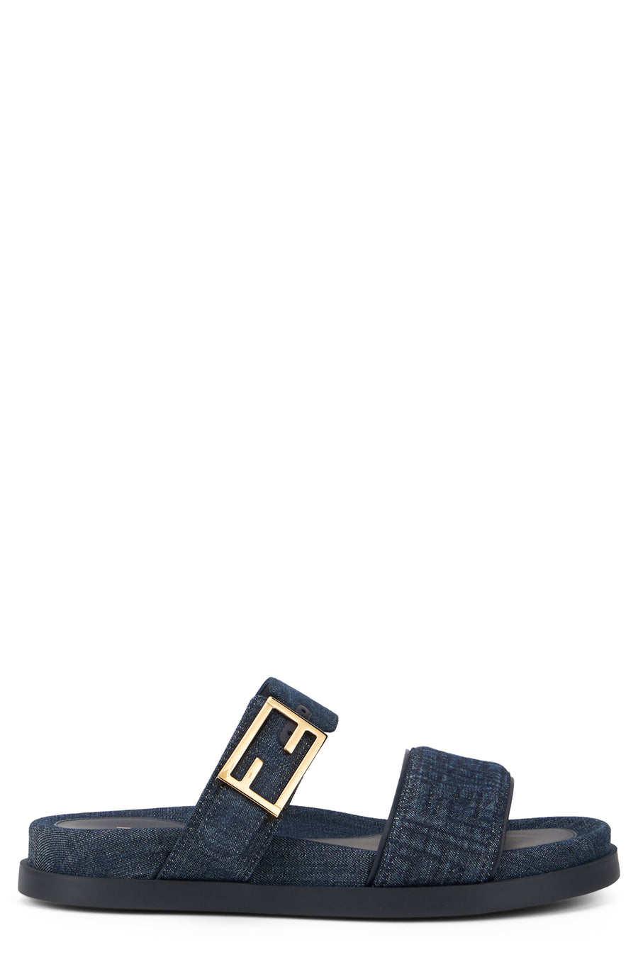 Slippers Feel Denim Blue Cotton Sandal