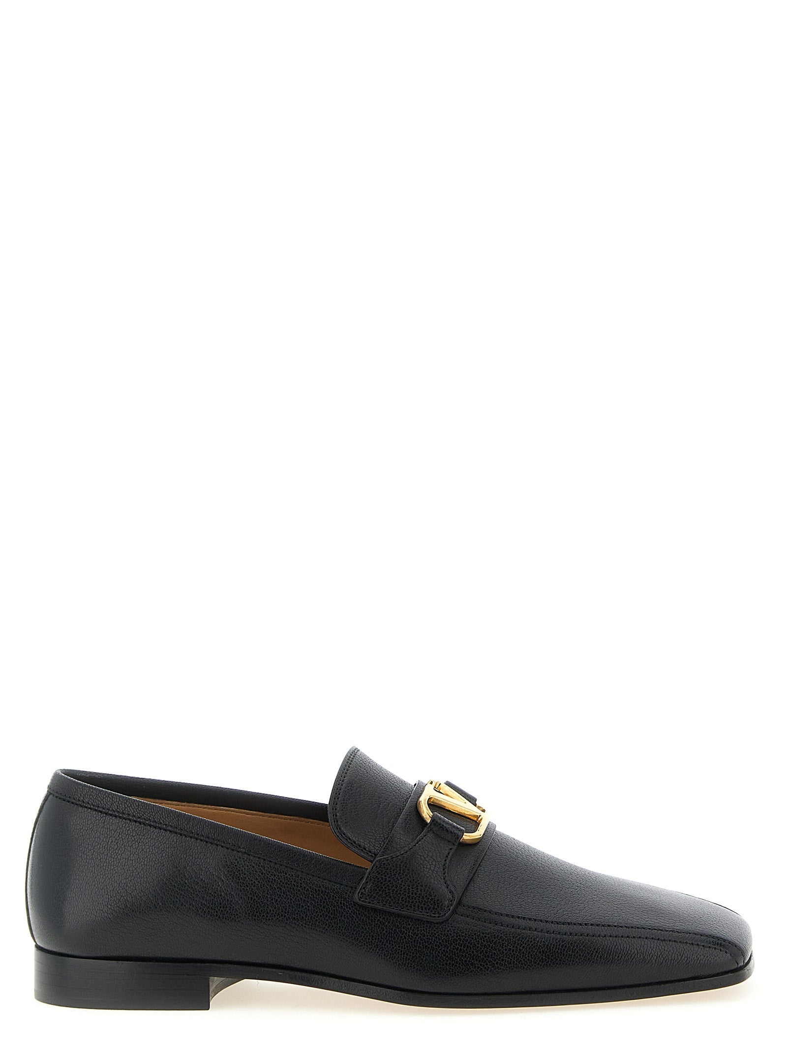 Valentino Garavani Vlogo Signature loafers Black Cotton