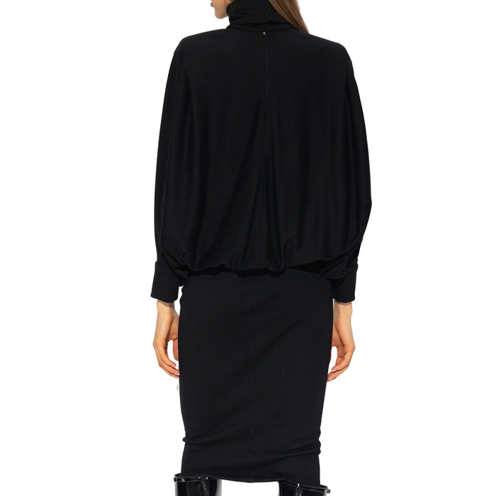 Wool Dress Black