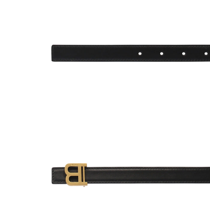 Balmain Leather Belt Black