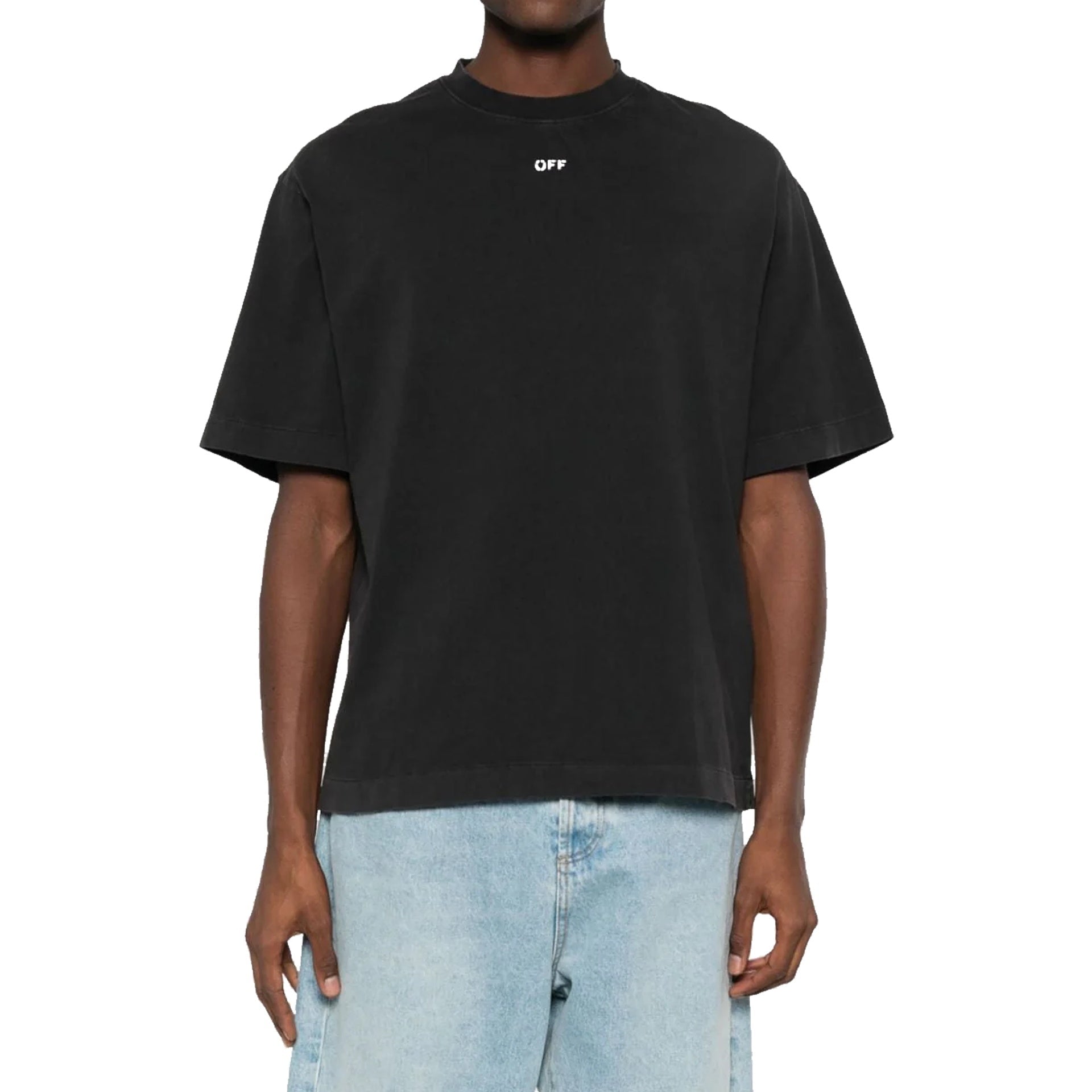 Off White S.matthew Skate Logo-Print T-Shirt Black Cotton