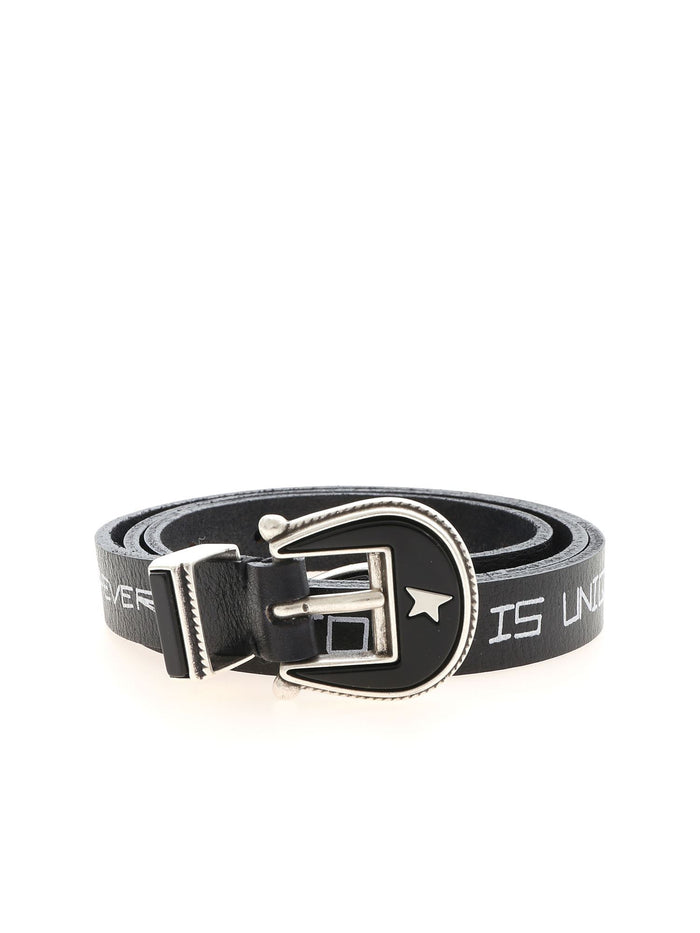 Golden Goose Belt Rodeo Black Leather
