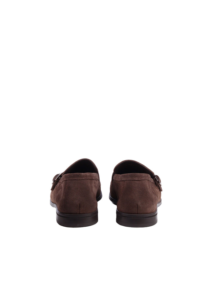DOUBLE BUCKLE ADLER LOAFERS Brown Loafer