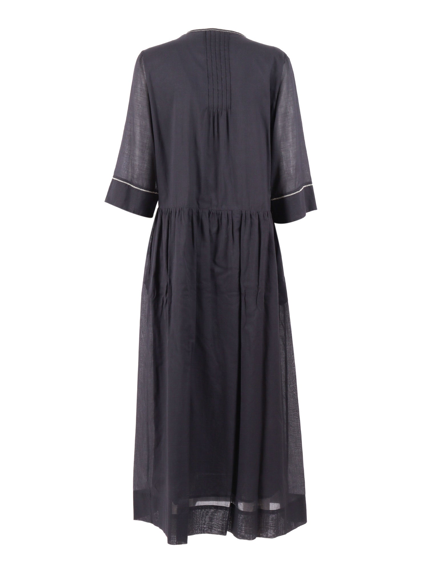 DRESS Blue Cotton Midi