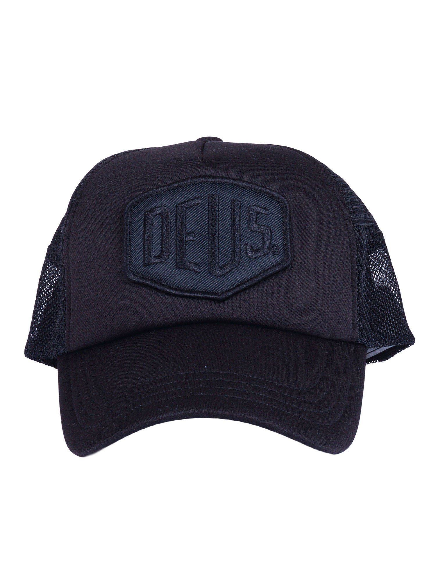 Baylands Trucker Black Polyester Lining Cotton Hat