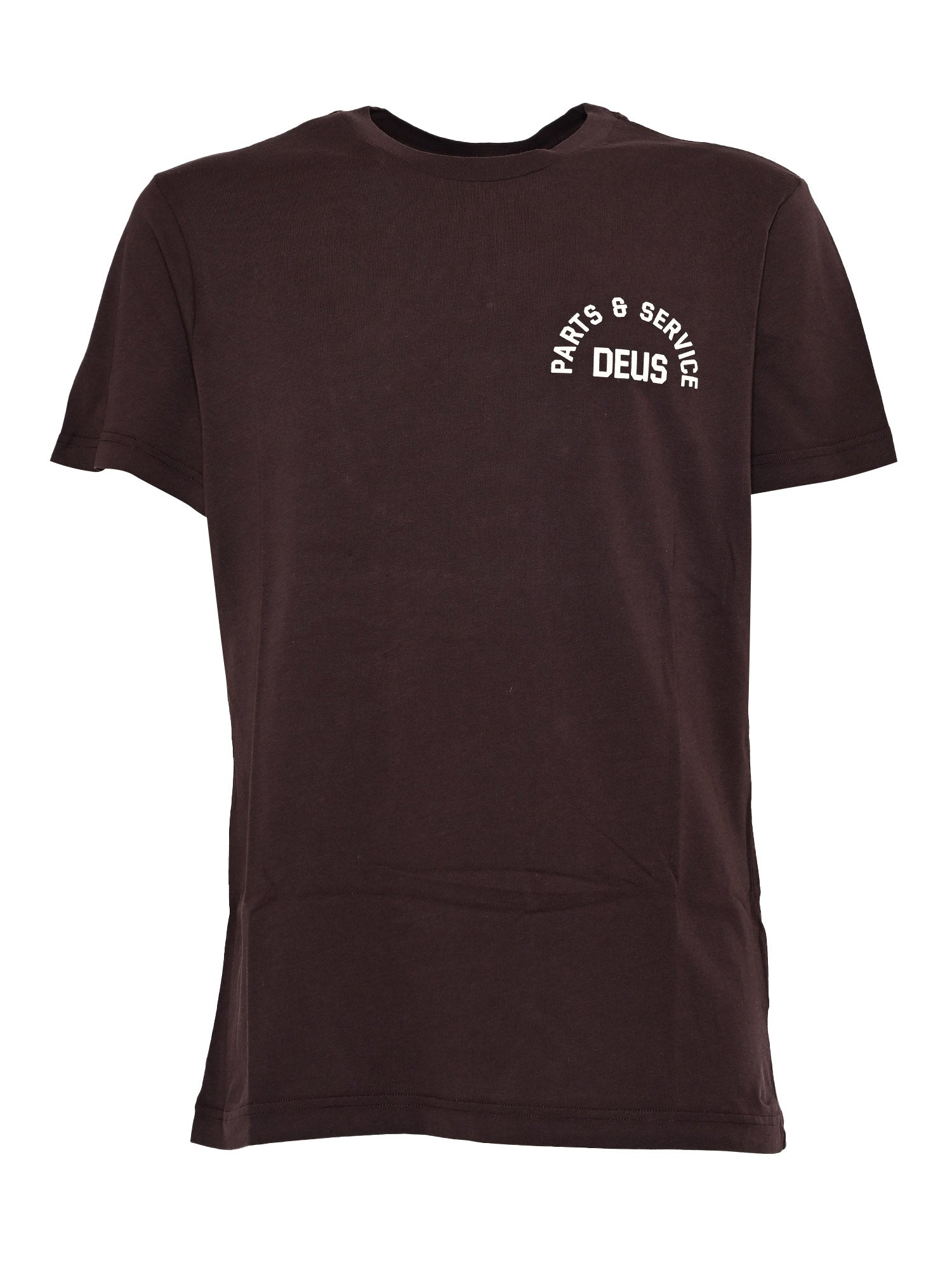 T-Shirts Brown Short Sleeves T-shirt