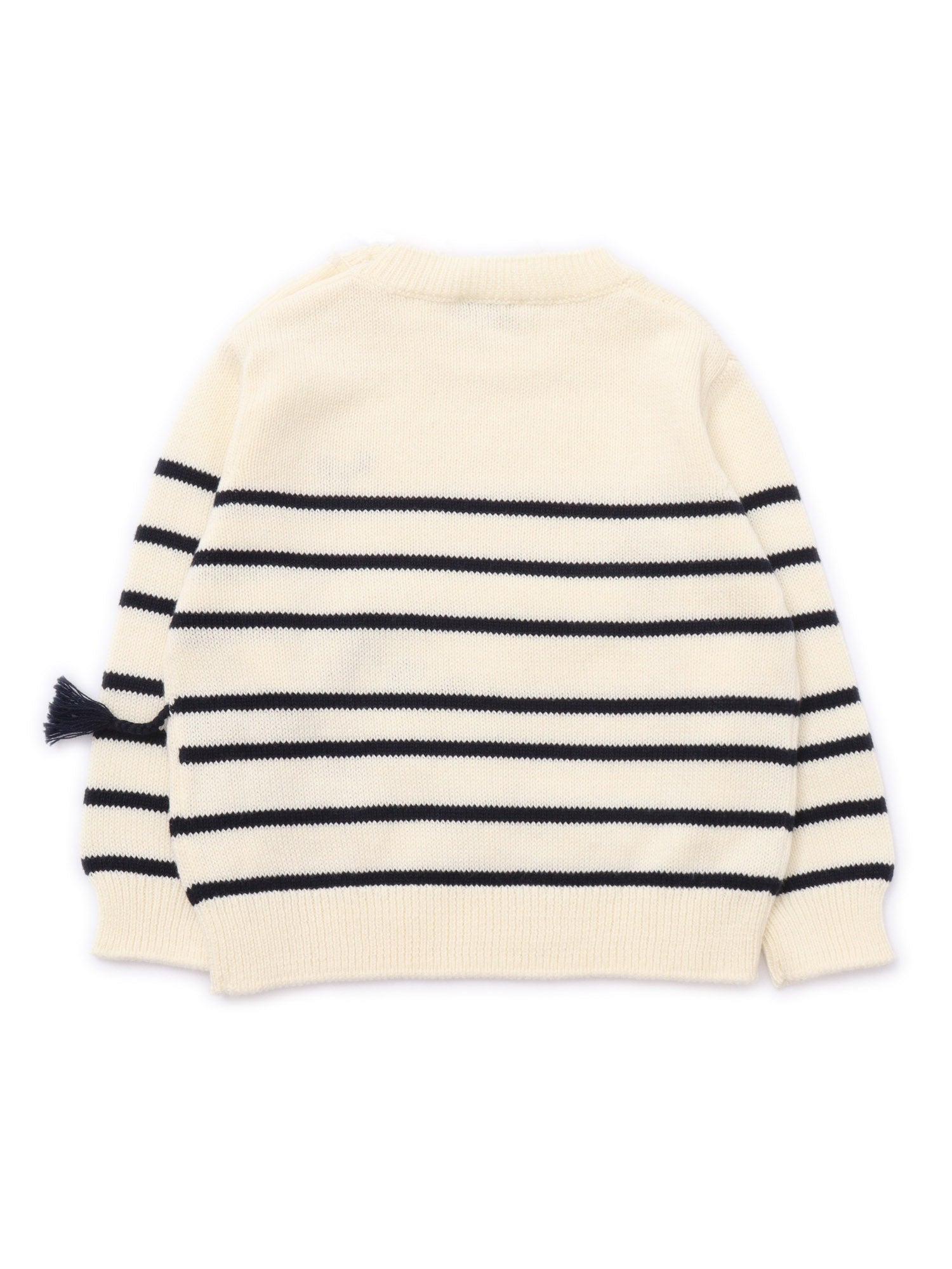 SWEATER White Cotton Crewneck