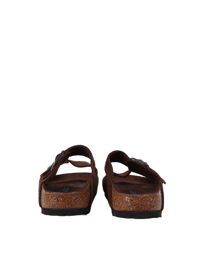 Arizona Sfb Carafe Tonal, Suede Leather Brown Sole In Eva Sandal