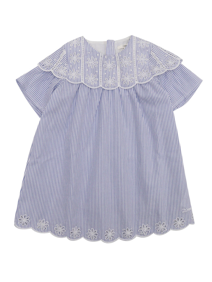 DRESS Light Blue Cotton Fabric 2