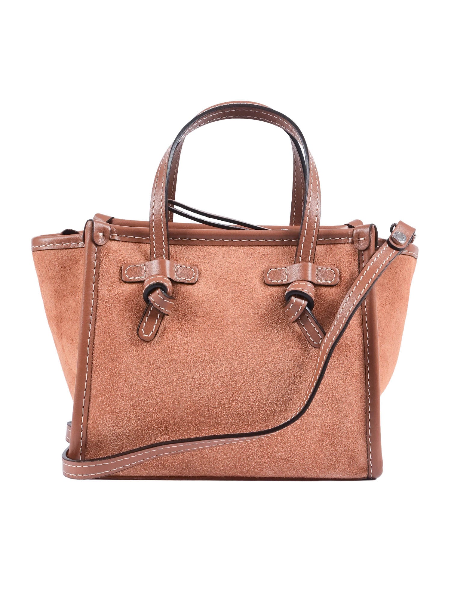 LEATHER BAG Camel Cow Shoulder