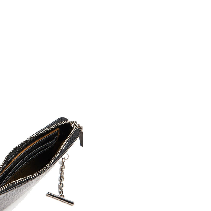 Sling Pip Coin Pouch Black Calf Leather