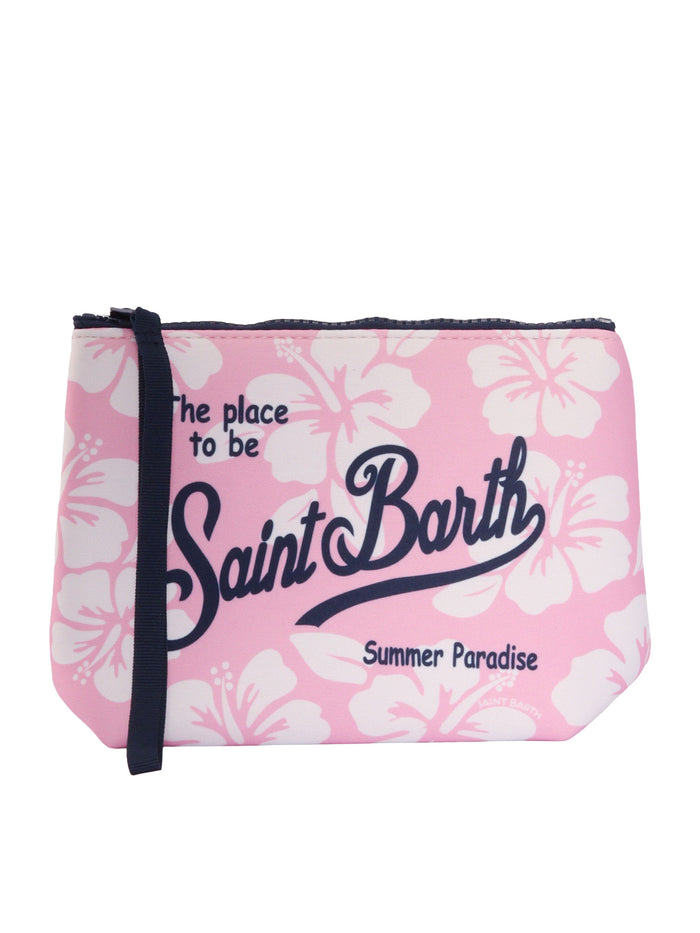 Aline-Simple Hibiscus 20 Pink Sbr Polyester Handbag