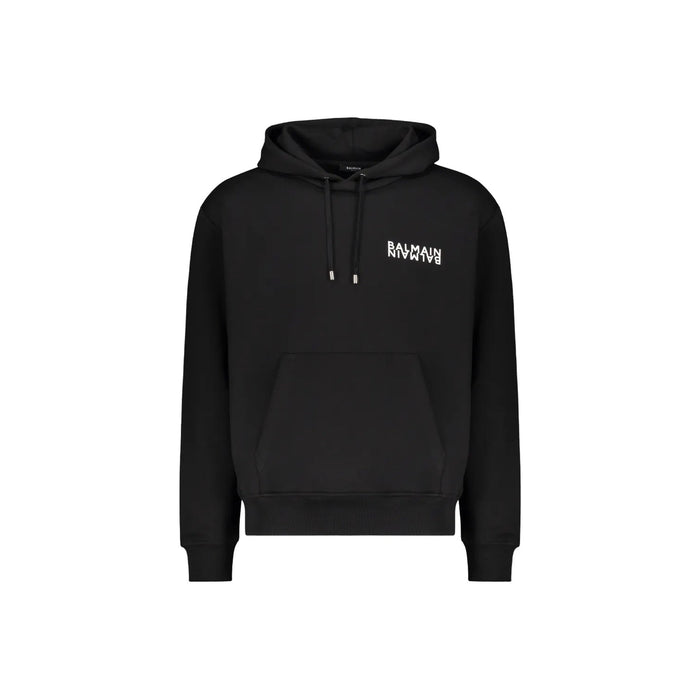 Logo Hoodie Black Cotton