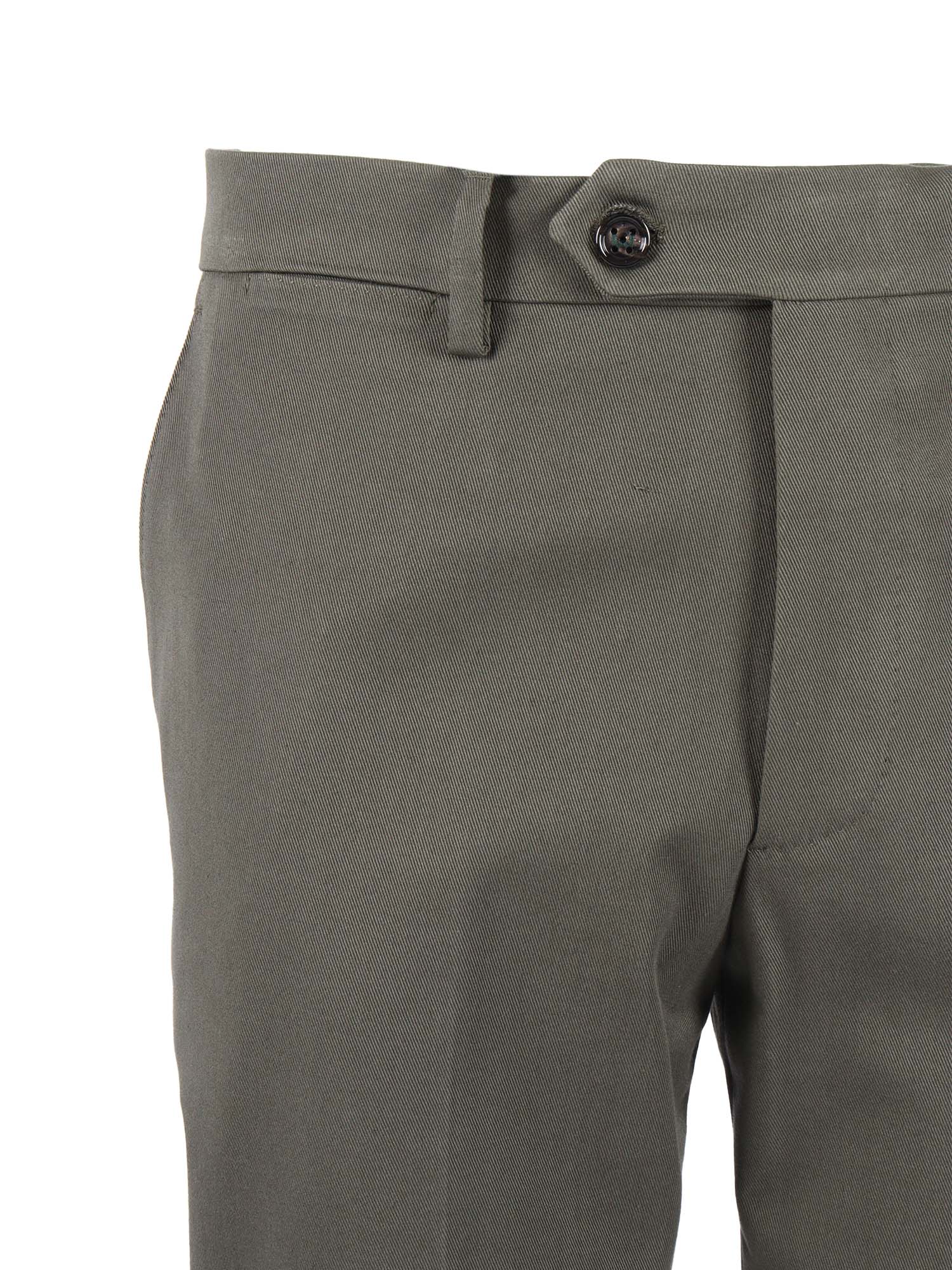 Yretro Long Pants Green Cotton Elastane