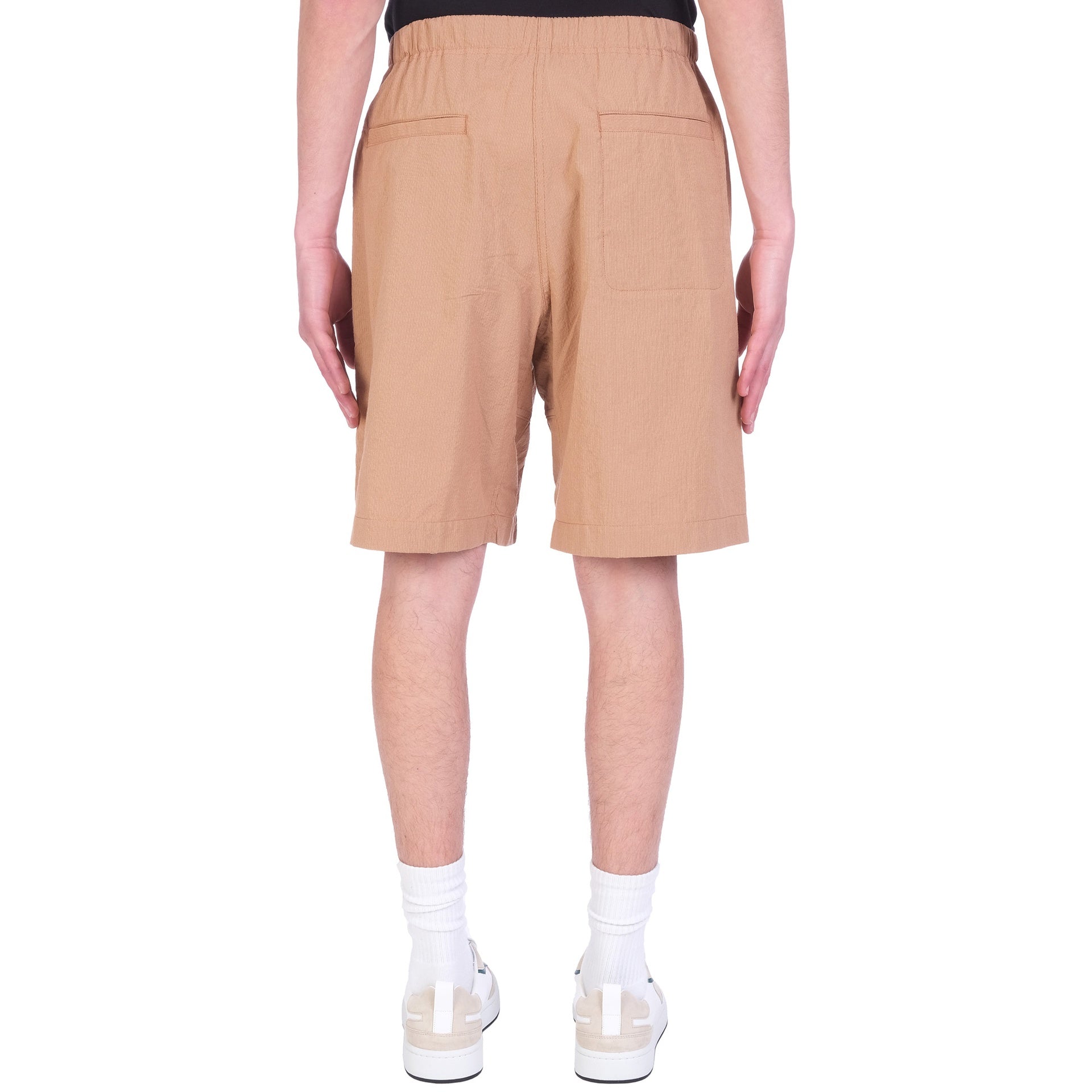 Cotton Bermuda Shorts Brown