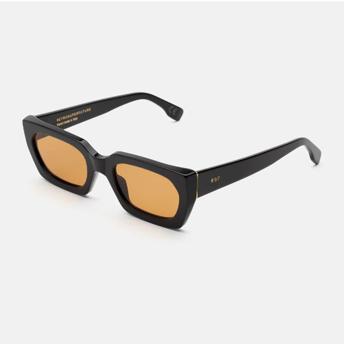 Retrosuperfuture TEDDY REFINED Black Brown Nero Acetate Occhiali Da Sole