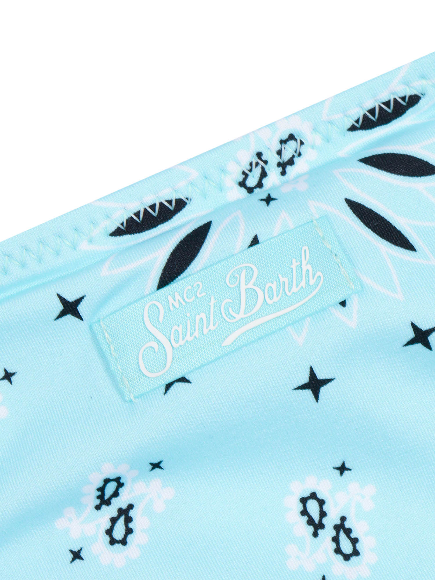 Jaiden-Bandanna Round 56 Light Blue Polyamide Elastane Bikini