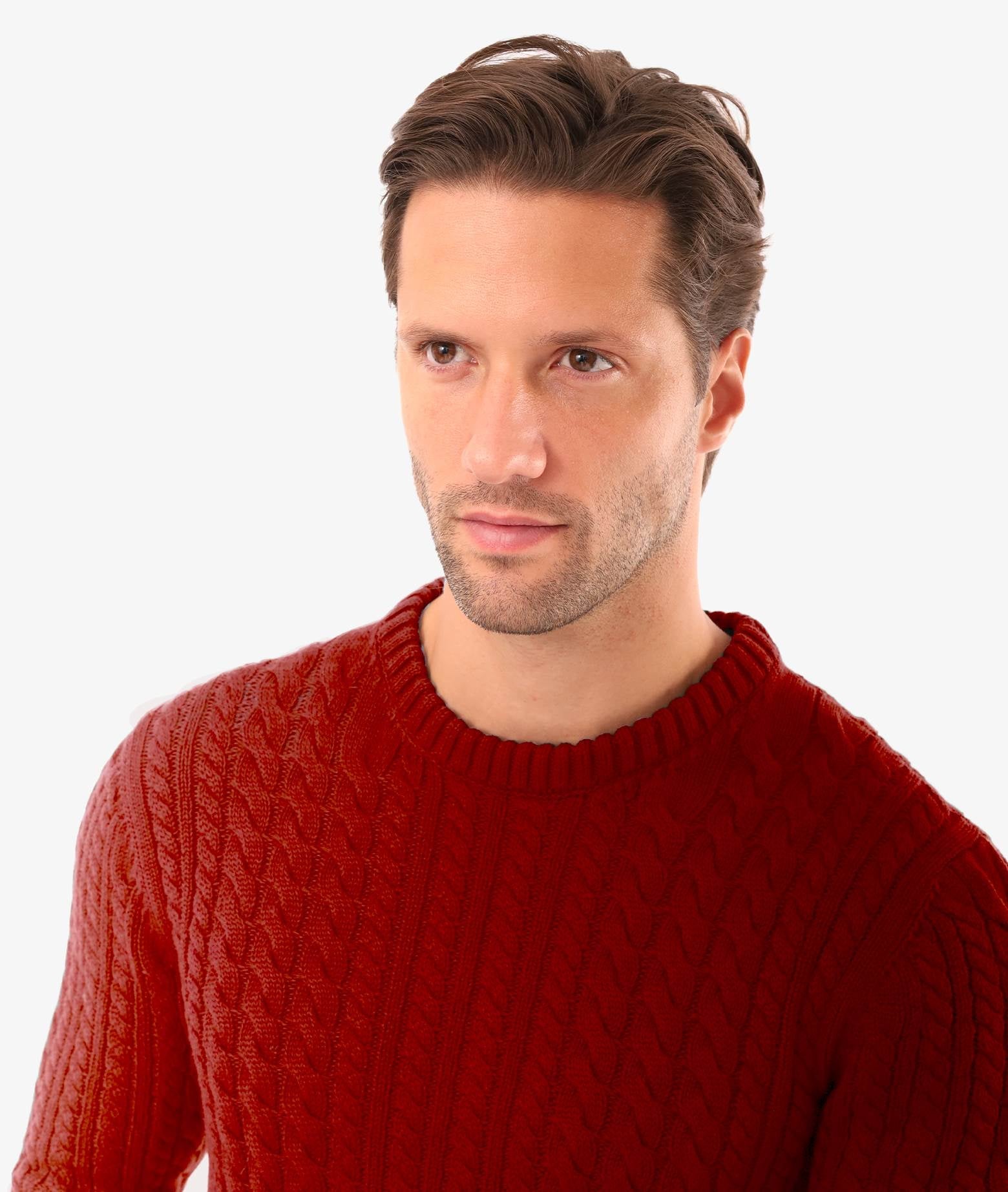 Cotton Sweater Bali Navy Maglieria Dis/lav Pesante