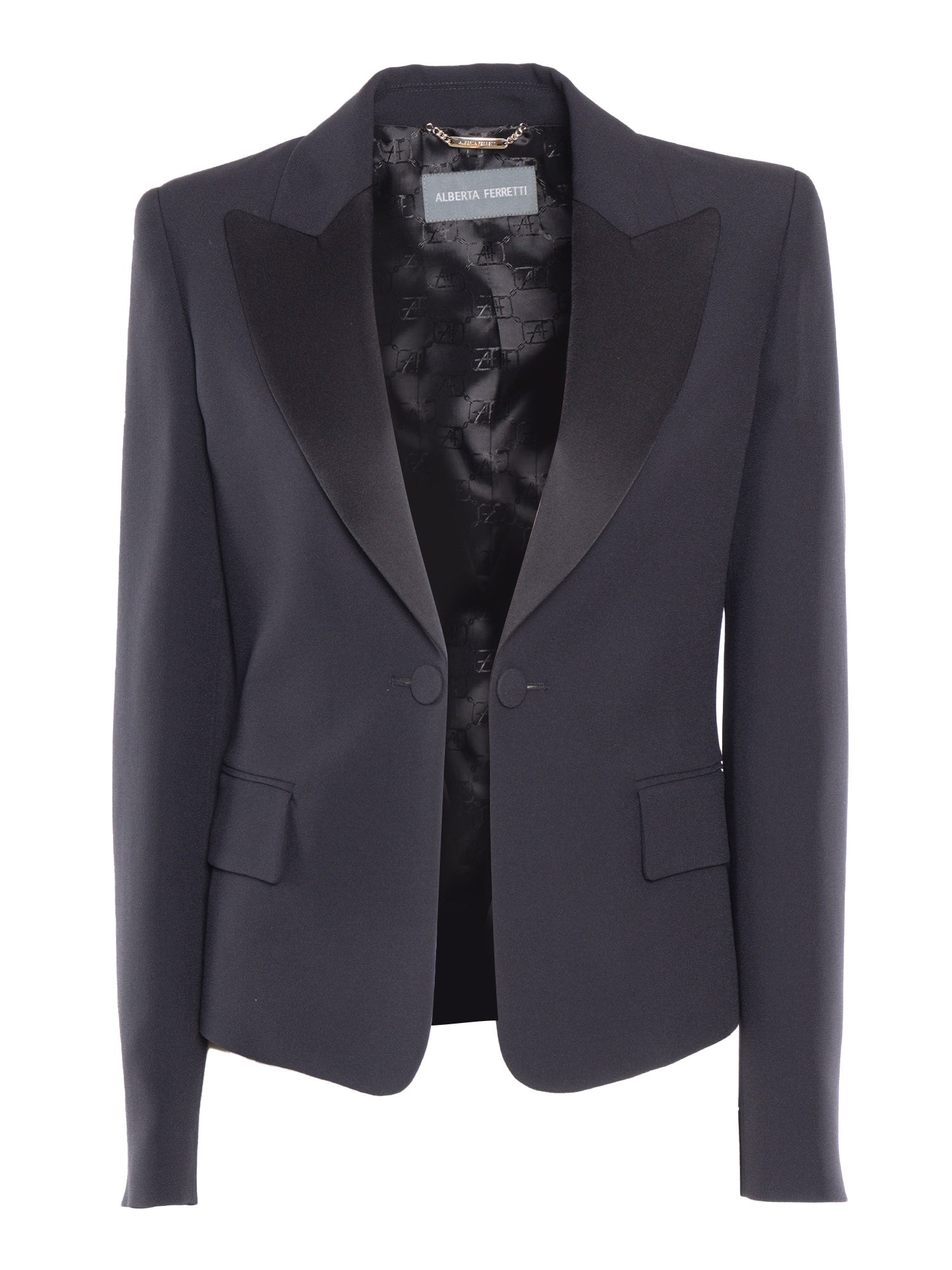 Black blazer Acetate Viscose Jacket