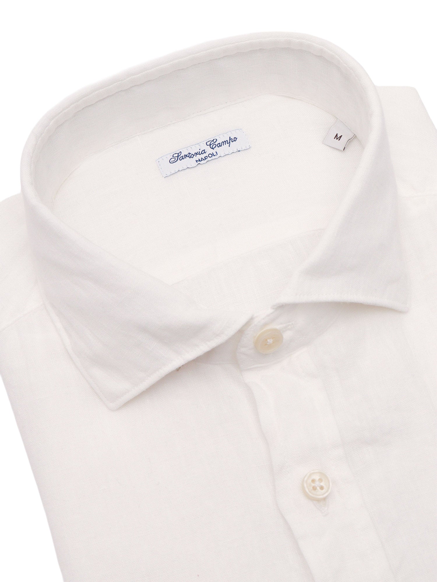 Mens Shirt White Cotton