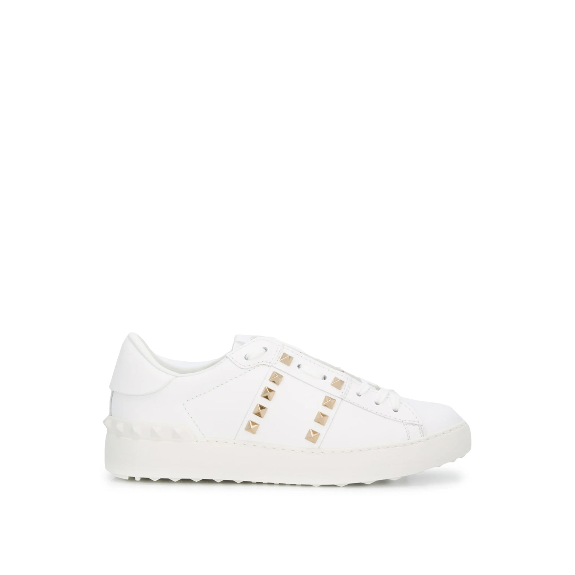 Garavani Rockstud Untitled Sneakers White Leather