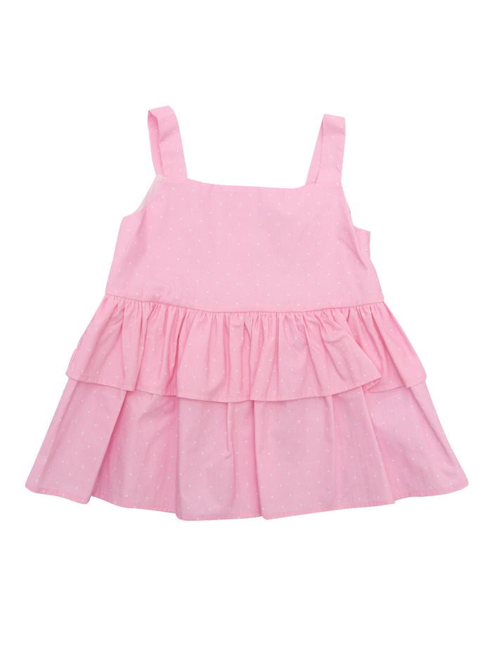POPELINE TOP Pink Cotton Lining