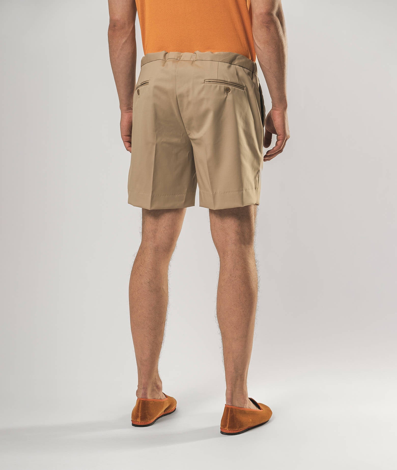 Wool Shorts Positano Firebrick Sportswear Trousers