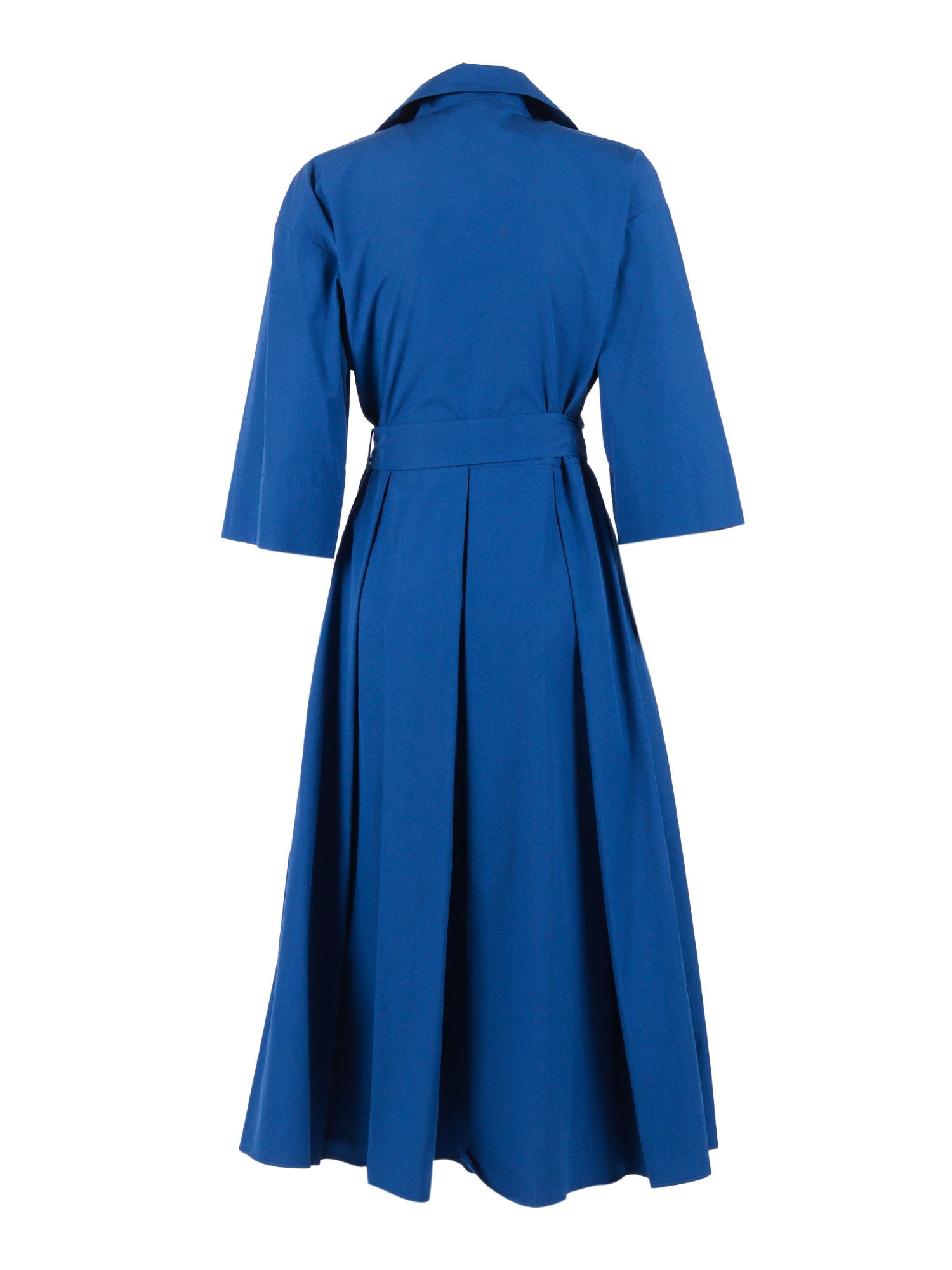 DRESS Blue Cotton Midi